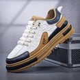 thumbnail image 6 of 2026 Spring Summer  Trendy Mens Youth Casual Sports Sneakers | Elastic Closure, Low Top Design，Korean-Style Student Tenis de Hombre Shoes, 6 of 7