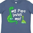 thumbnail image 4 of Inktastic My Papa Loves Me Dinosaur Boys Toddler T-Shirt, 4 of 5