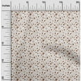 thumbnail image 2 of oneOone Cotton Poplin Brown Fabric Heart Craft Projects Decor Fabric Printed By The Yard 56 Inch Wide, 2 of 4