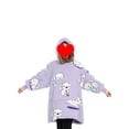 thumbnail image 4 of goowrom Pyjama pour Enfants Couverture Réversible avec Animaux et Capuche, 4 of 9