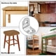 thumbnail image 5 of 20 soportes de fijación de 20 x 20 mm, soporte de fijación de acero inoxidable, soporte de estante, ángulo de 90 grados, soporte en U, soporte de esquina con tornillos, soporte de metal para mue, 5 of 5