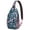 Sparkly Unicor, variant on Sparkly Unicorn Rainbow Sling Backpack for Women Women, Cute Cartoon Travel Bag with Galaxy Stars and Mystical Fantasy Scene