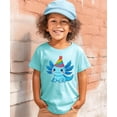 thumbnail image 3 of Cute Axolotl Birthday Shirt for Boys and Girls Kawaii Party Hat Graphic Tee for Kids and Toddlers Chill Shirt 3T, 3 of 8