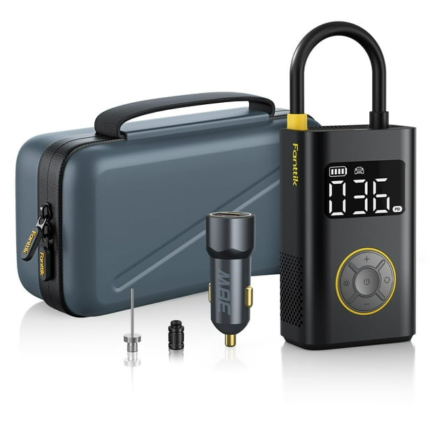 Inflador de neumáticos portátil Fanttik X9 Pro 150PSI para coche y bicicleta