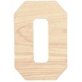 thumbnail image 1 of Krafty Supply - 20" Tall Birch Letter O | 1/4" Birch Plywood |Collegiate|Wooden Letter|Craft Alphabet Initials, 1 of 4