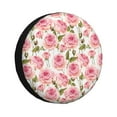 thumbnail image 1 of Fotbe Rose Flowers Funda de Llanta de Repuesto con Estampado, Engrosada, Ajuste Universal para Jeep, Remolque, RV, SUV, Camión-16 inch, 1 of 6