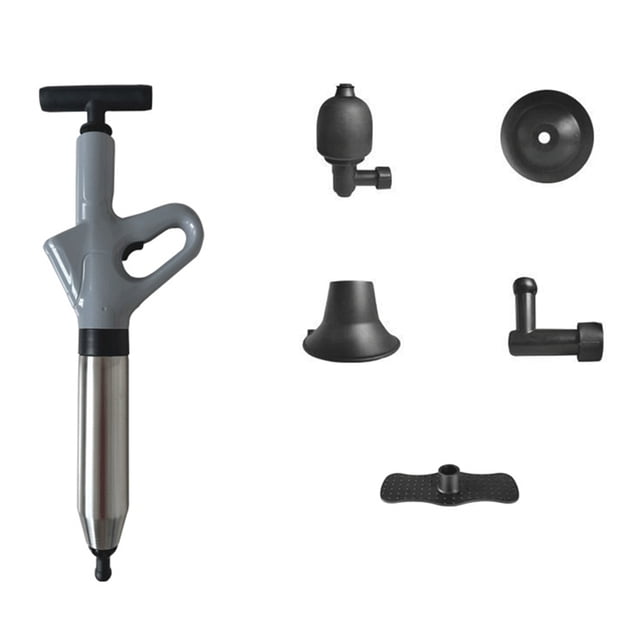 DQrwqpou Drain Plunger Dredge Removedor Obstrucciones Reutilizable para Fregaderos Domésticos (gris)