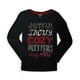 thumbnail image 1 of Gymboree Girls Cozy Sparkle Camiseta gráfica, Negro, 4, 1 of 1