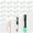 White, variant on Qianfeng Adhesive Silicone Pencil Holder Marker Holder for Desk, 20 Pack, 3 Colors Available