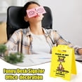 thumbnail image 3 of KAQ Funny Office Decor Accessories - Answer Desk Rates, Gag Fun Cubicle Decoration Plaque Sign Gifts for Women Men Coworker Teammate Teacher Employee Bosses Appreciation Boss Day White Elephant, 3 of 14