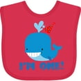 thumbnail image 3 of Inktastic Whale 1st Birthday Boys or Girls Baby Bib, 3 of 4