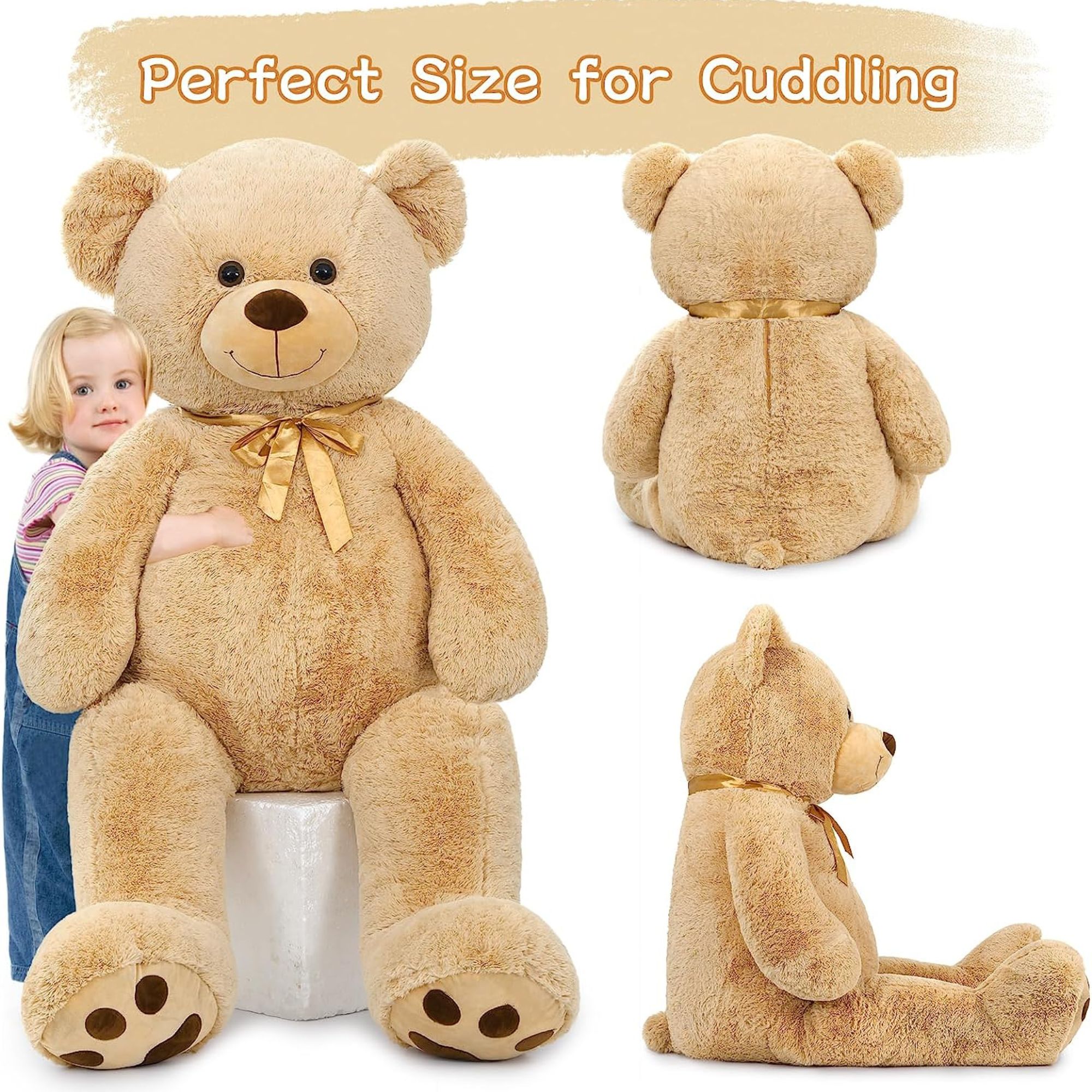 MorisMos 5-Foot Giant Teddy Bear Plush photo 5