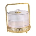 thumbnail image 4 of GUOOL Cake Stand with Clear Acrylic Dome Lid Multifunctional Cupcake Stand with Handle White 3 Layer, 4 of 9