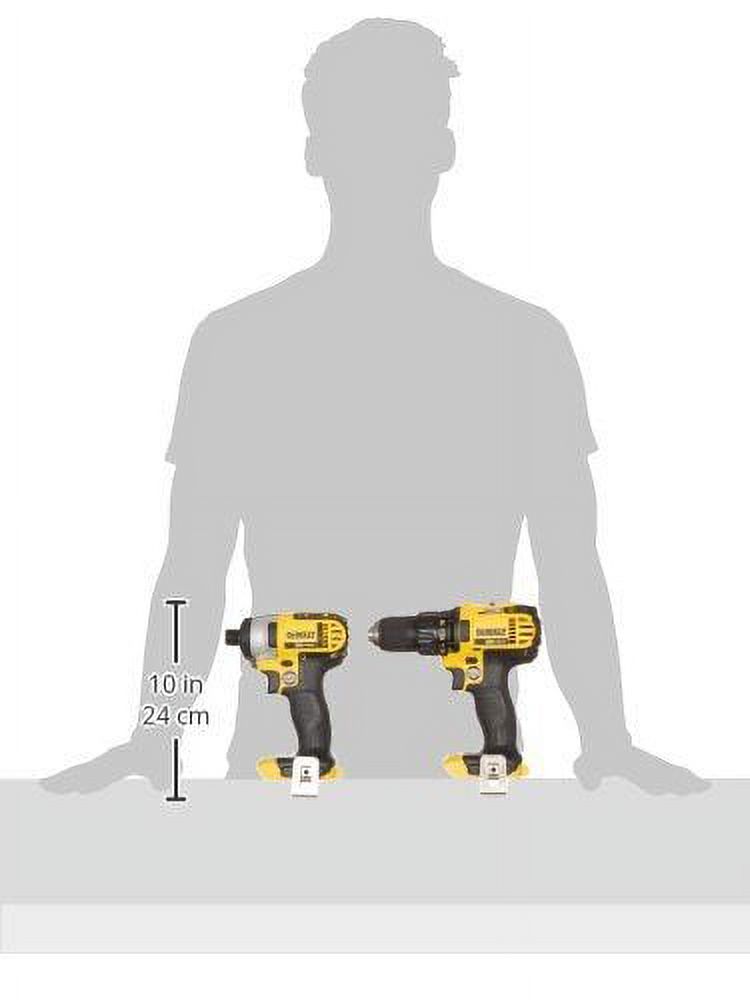 DEWALT DCK280C2 20-Volt Max Li-Ion 1.5 Ah Compact Drill and Impact