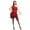 Red, variant on Modern Great Gatsby Style Themed Parties Dresses Outfit for Women Red