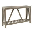 thumbnail image 6 of Walker Edison Modern Farmhouse Entryway Table, Grey Wash, 6 of 11