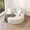 Beige, variant on 50" Oversized Lounge Chair Round Cloud Deep Seat Accent Chair Plush Corduroy Boneless Sofa Chair, Small Couch for Living Room Bedroom, No Assembly Required (Gray Couch)