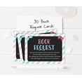 thumbnail image 4 of Inkdotpot 30 Books For Baby Shower Request Cards Bring A Book Instead Of A Card Gender Reveal Its a Boy Its a Girl Baby Shower Invitations Inserts Games, 4 of 6