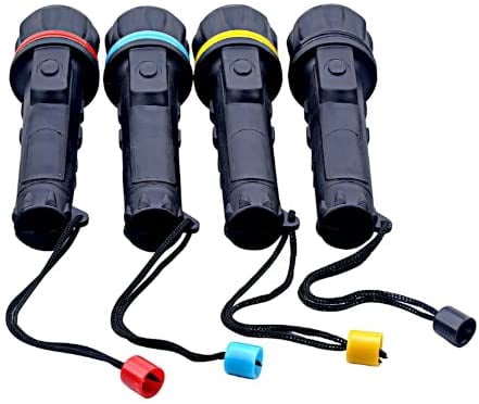 Bulk Pack of 24 Rubberized LED Flashlights by Barton Outdoors™
