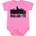 thumbnail image 3 of Inktastic Dallas Texas City Skyline with Grunge Boys or Girls Baby Bodysuit, 3 of 5