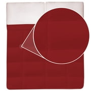 Down Alternative Polyester Box Stitch Microfiber Comforter - Full