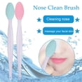 thumbnail image 2 of Nose Brush Double-Sided Facial Cleansing TPE Multi-Function Beauty Exfoliating Cleansing Tool, 2 of 8