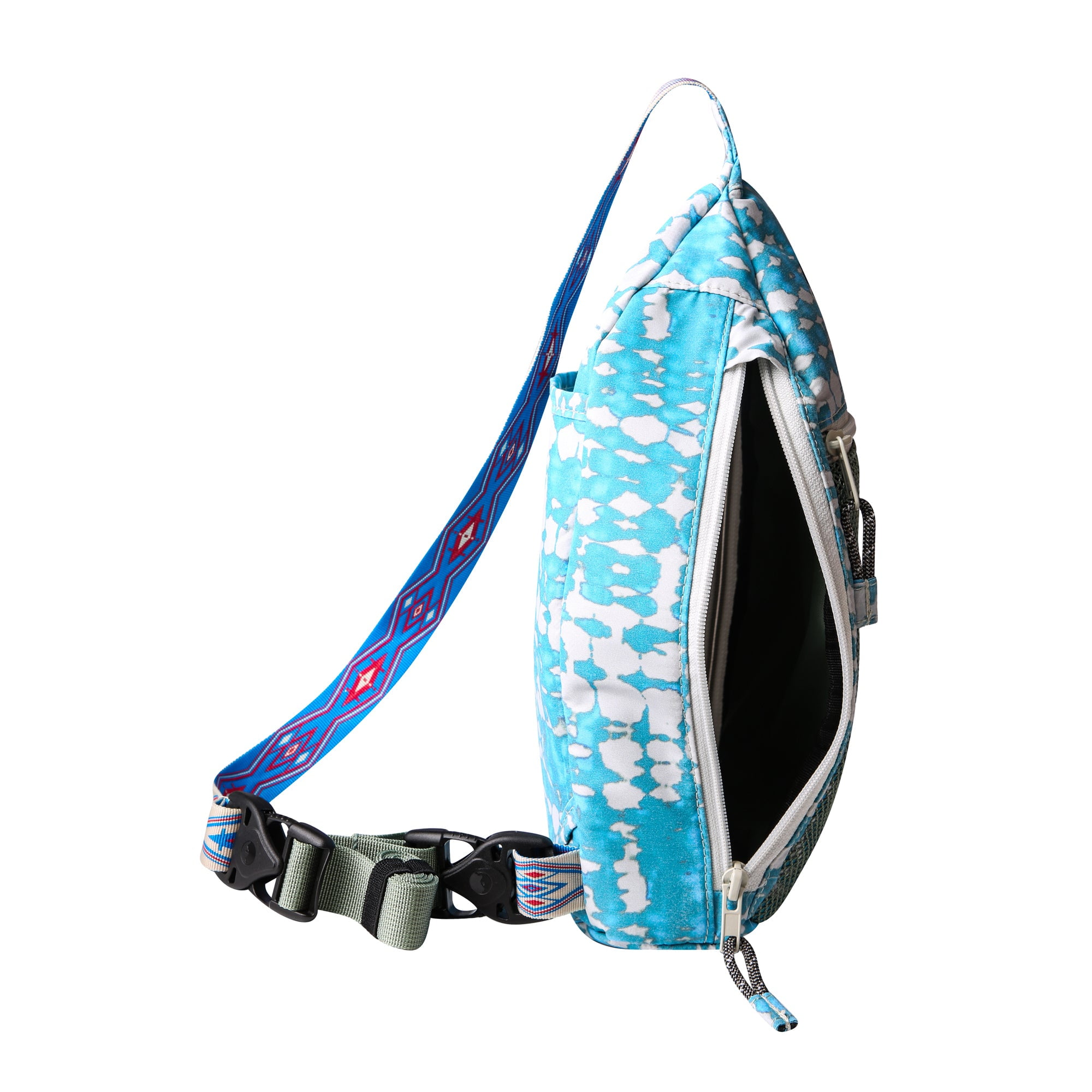 KAVU Yoho Sling Rucksack Semi Padded Water Resistant Double Sided Mini  Backpack - Blackout