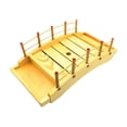 thumbnail image 4 of Plato de madera para sushi, hecho a mano, para utensilios de cocina, bandeja para servir sashimi S, 4 of 9