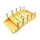 thumbnail image 4 of Plato de madera para sushi, hecho a mano, para utensilios de cocina, bandeja para servir sashimi S, 4 of 9