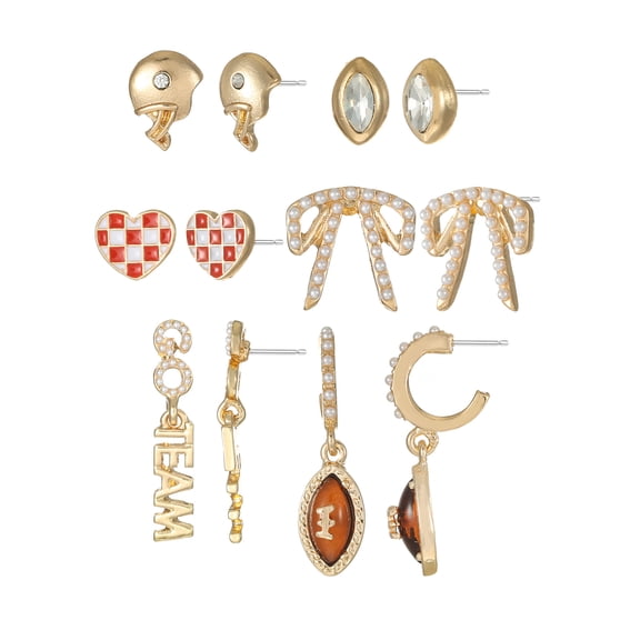 Packed Party Tailgate Ready 6-Piece Earring Set