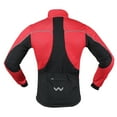 thumbnail image 2 of Cycling Bike Jacket for Men Winter Thermal Fleece Long Sleeve Bicycle Jersey Windproof Breathable Reflective Riding Running Jacket Coat, 2 of 7