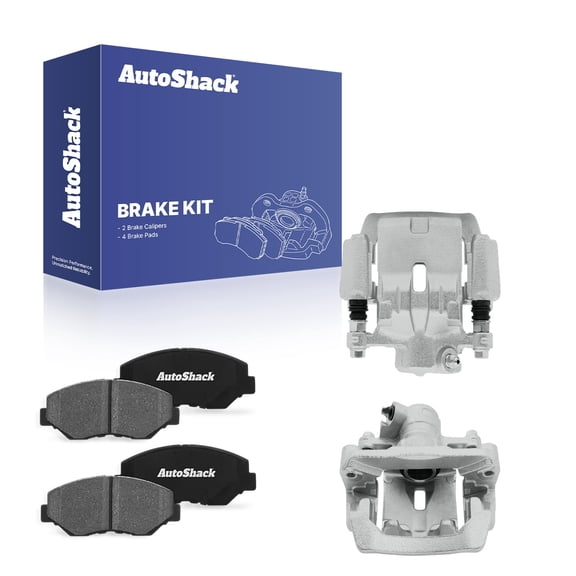 AutoShack Rear Brake Calipers & Ceramic Brake Pads for Subaru, Impreza 2008-2014 Forester 2009-2013 WRX 2013-2021, AWD H4 2.0L 2.5L