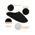 thumbnail image 6 of FALEXO Slipper For Men, Soft Anti-Skid Rubber Sole Slippers Shoes- Men's Memory Foam Slippers Slip On Fuzzy House Slippers Shoes Indoor & Outdoor, 6 of 9