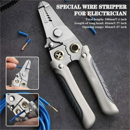 

Multifunction Special Wire Stripper For Electrician Decrustation Pliers X1