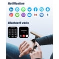 thumbnail image 3 of Reloj inteligente GRV para iOS y Android con llamadas IP68 rosa, 3 of 7