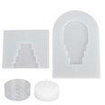 thumbnail image 2 of Molde De Silicona Para Portavelas, Fácil Desmoldar, Suave, Reutilizable, Molde De Resina Para Portavelas Para Adornos Artesanales De Bricolaje ANGGREK AC1410, 2 of 8
