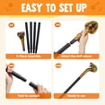 thumbnail image 3 of Bastón con forma de serpiente egipcia Walking Cane Spooktacular Creations, 3 of 8