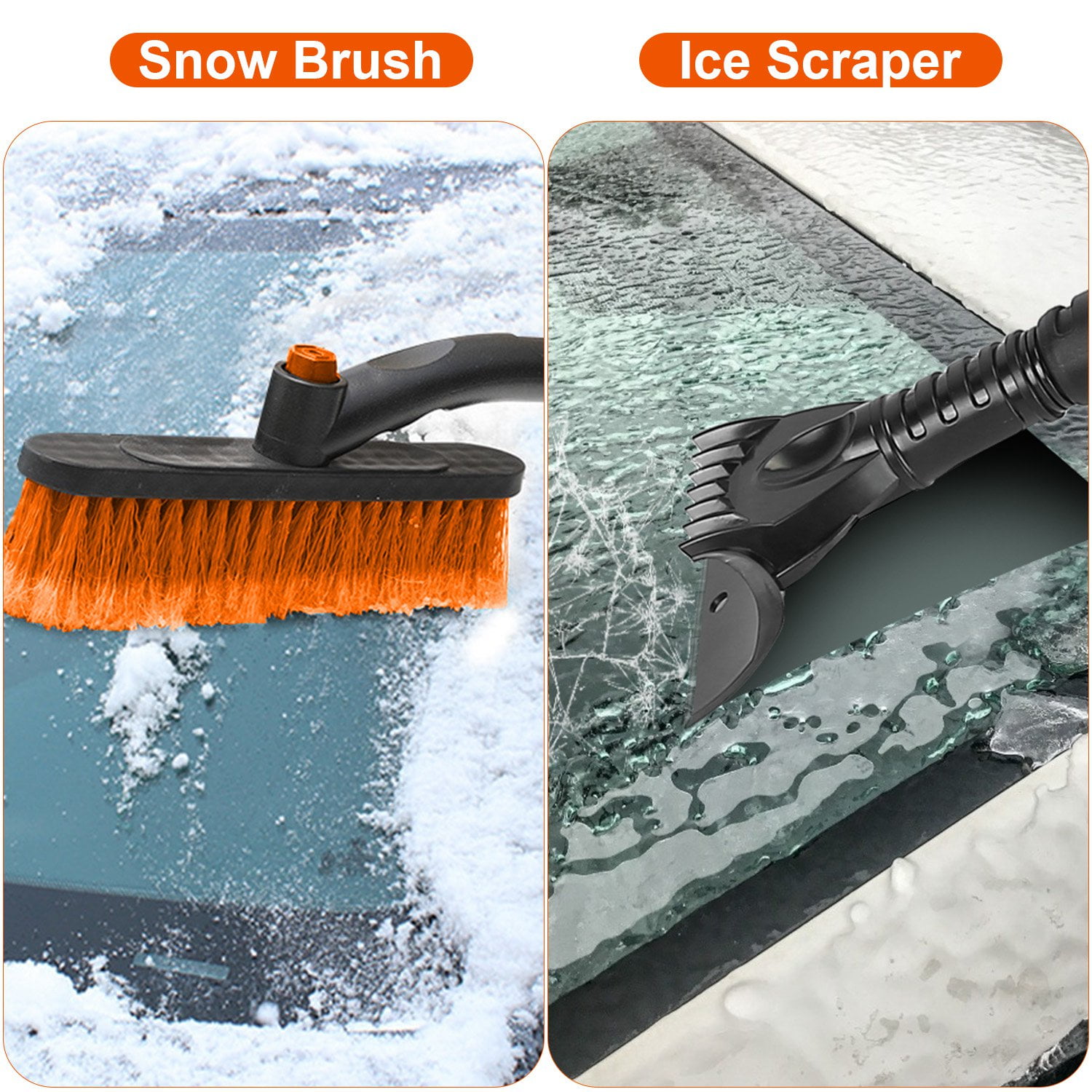 YX STORE Stretchable Wide Scraping Plate Snow Shovel Multifunctional Car  Windshield Ice Scraper Vehicle Accessories