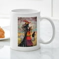 thumbnail image 3 of CafePress - Witch Way Halloween Witch Art Travel Mugs - 11 oz Ceramic Mug - Novelty Coffee Tea Cup, 3 of 4