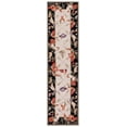 thumbnail image 3 of Safavieh Chelsea Shelton Novelty Wool Runner Rug, Ivory/Black, 2'6" x 10', 3 of 12