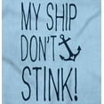 thumbnail image 5 of Ship Dont Stink Sink Bathroom Humor Romper Boys or Girls Infant Baby Brisco Brands NB, 5 of 7