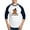 Blue/White, variant on CafePress - Spooky Halloween Design Adorable Ghosts And Bats - Cotton Baseball Jersey, 3/4 Raglan Sleeve Shirt