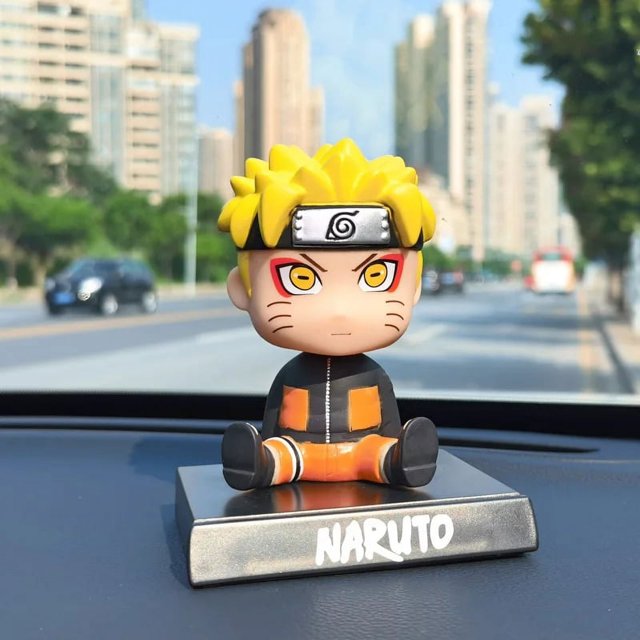 ¡Naruto Anime figura Uzumaki Naruto Kakashi Q Ver! Uchiha Sasuke Itachi sacudiendo la cabeza lindos juguetes decoración del coche modelo regalos de muñecas