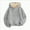 A204-Grey, variant on Girl's Casual Hoodie Back Pattern Slogan Print Loose Fit Pullover Sweatshirt Winter Warm Pullover Sweatshirt for 8-10 Years