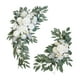 thumbnail image 3 of Conjunto de arco de flores artificiales para boda, letrero de bienvenida, guirnalda de rosas, multiusos Estilo A, 3 of 9