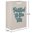 thumbnail image 4 of American Greetings Funny Birthday Gift Bag, Pretend to Like This (1 Bag, 10 in. x 7 in.), 4 of 4