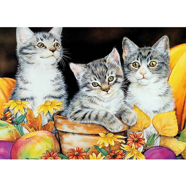 Taladro Pintura Diamante (DE5912) DIY 5D Resina Dibujo Completo Ronda Cat Dream Kit (B785) 50x70cm FLhrweasw Nuevo
