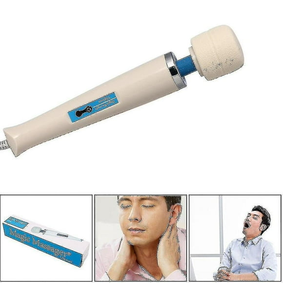 Handheld Magic Wand 30 Speed Head And Neck Body Massager Motor Massage Cleaning Device Wireless Charging