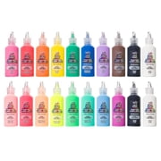 Tulip 0.75 fl. oz. Puff Paint Rainbow & Neon Colors 20 Pack, Dimensional Fabric Paint, Multicolor