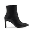 thumbnail image 2 of ALFANI Womens Black Cushioned Terrie Square Toe Stiletto Zip-Up Booties 11 M, 2 of 3